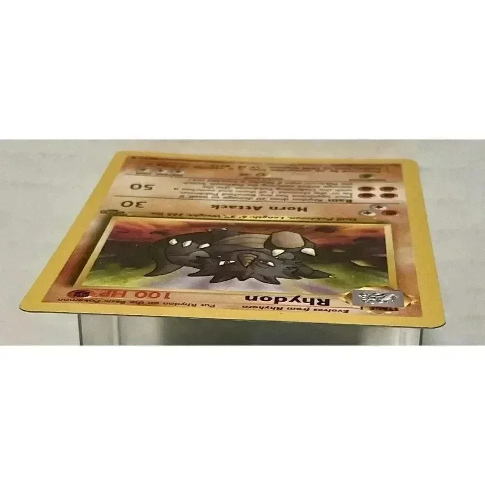Rhydon 45/64‎ Pokemon Card Vintage Jungle Unlimited Uncommon LP